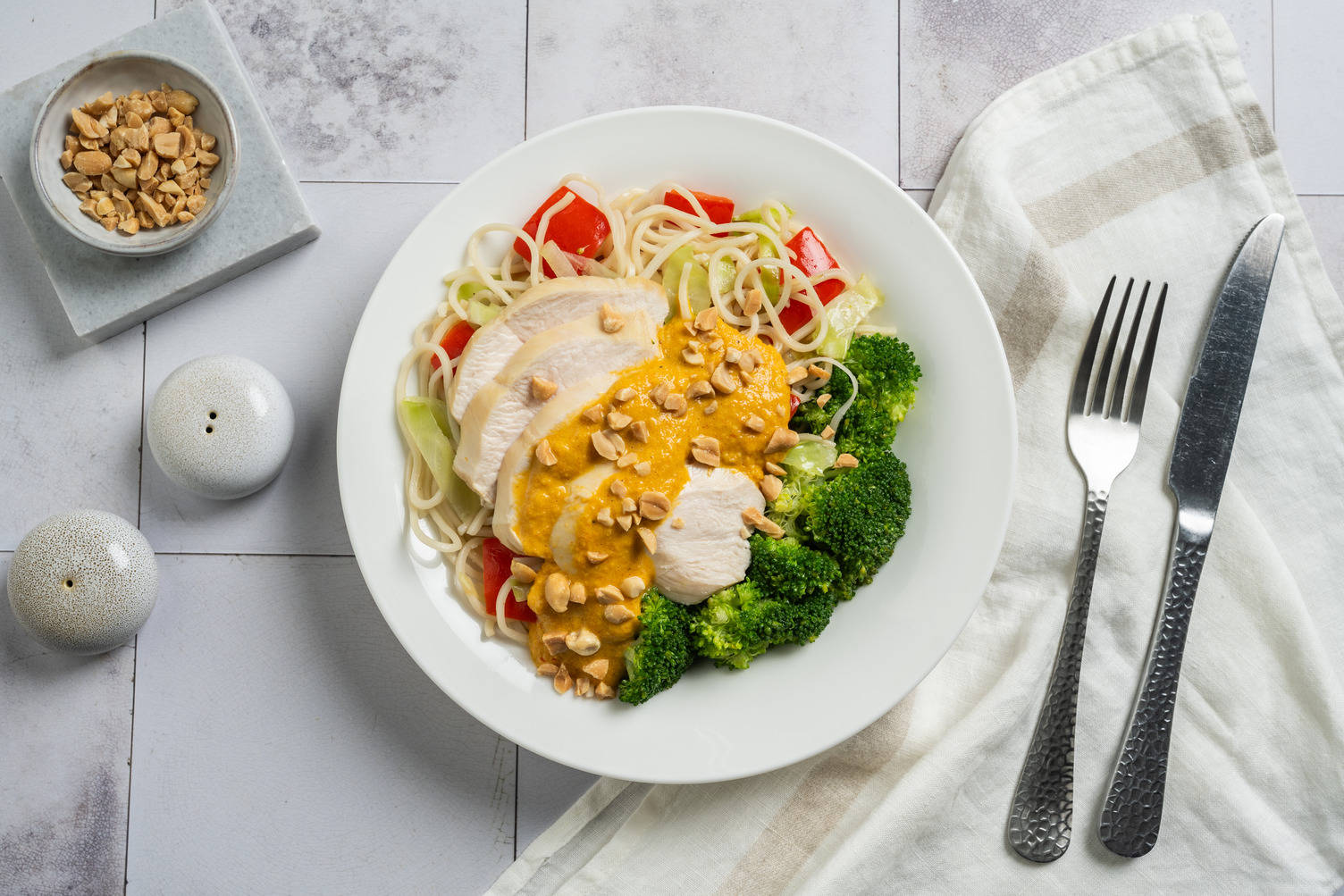 Thai Red Chicken Noodles