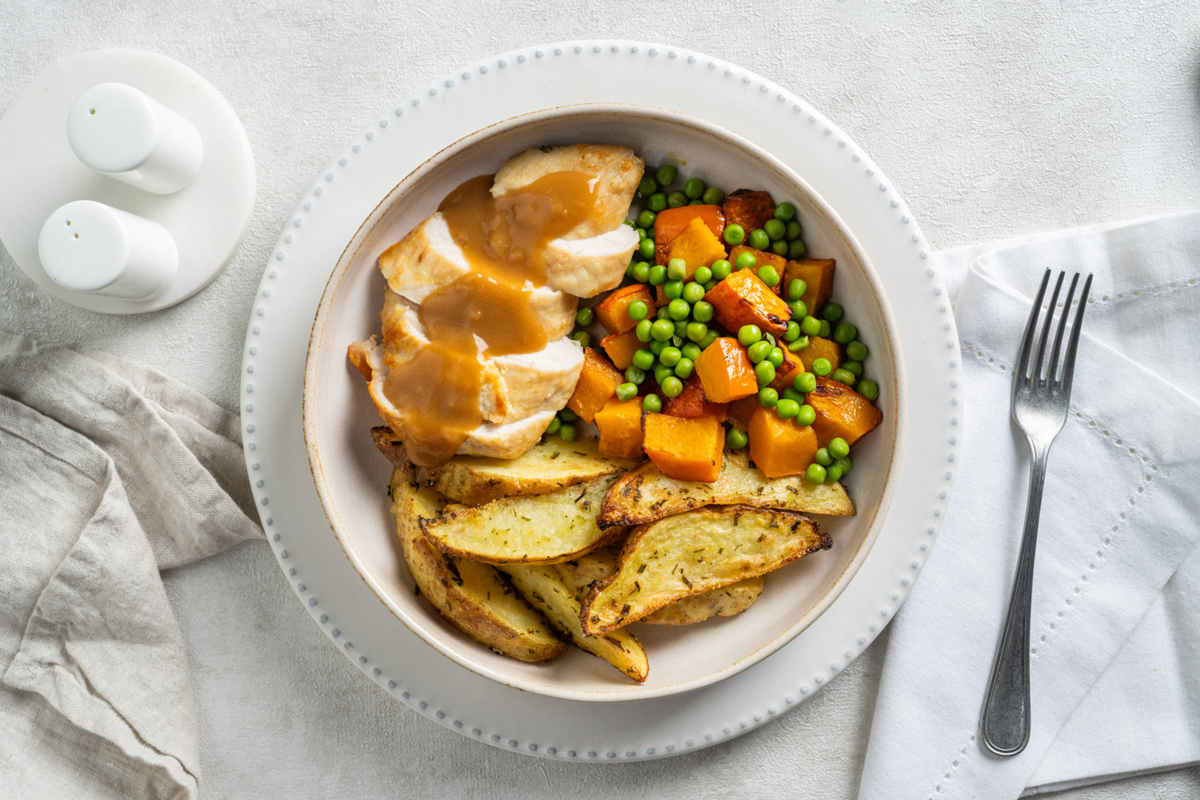 Roast Chicken & Chips