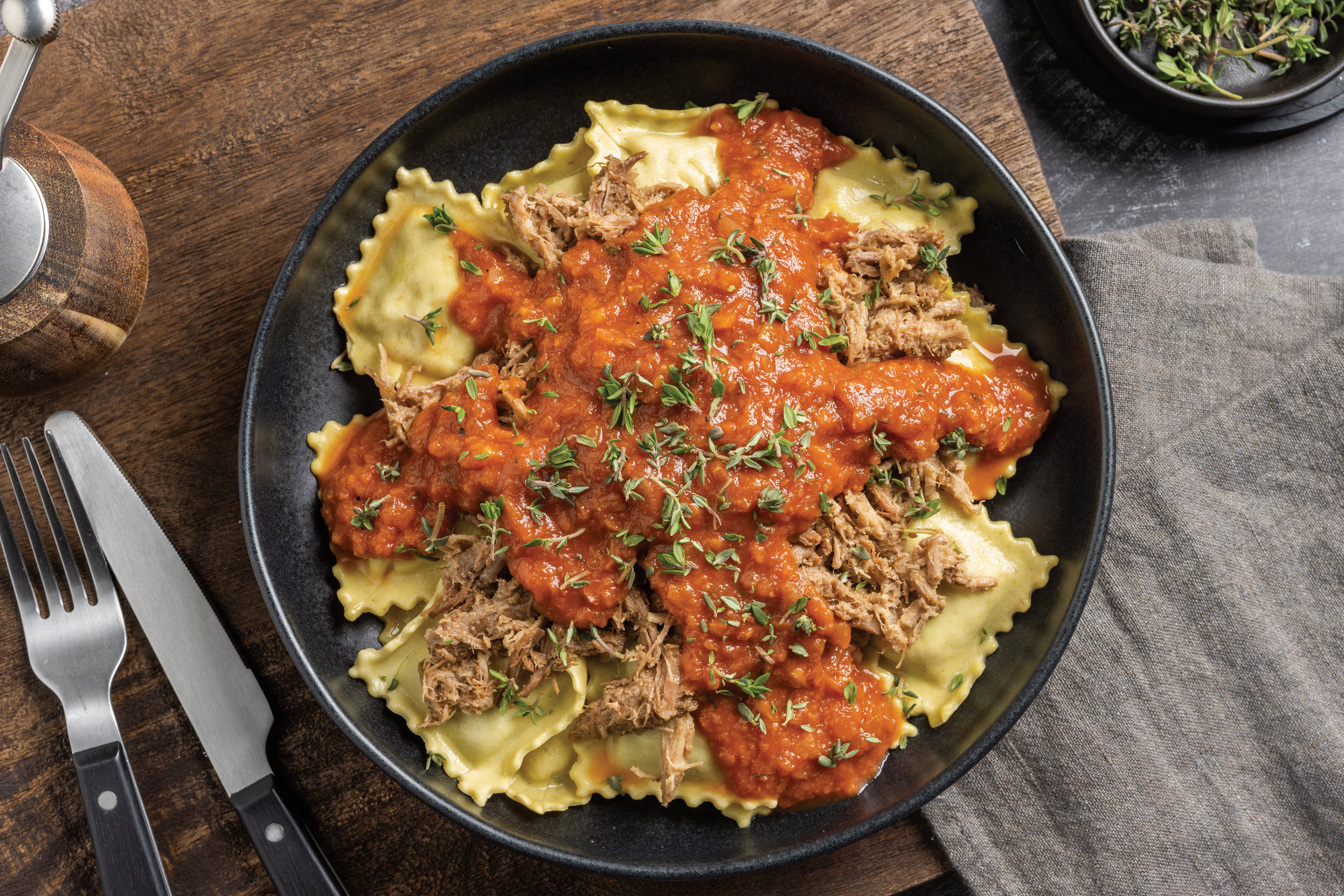 FUEL'D Shredded Beef Ravioli