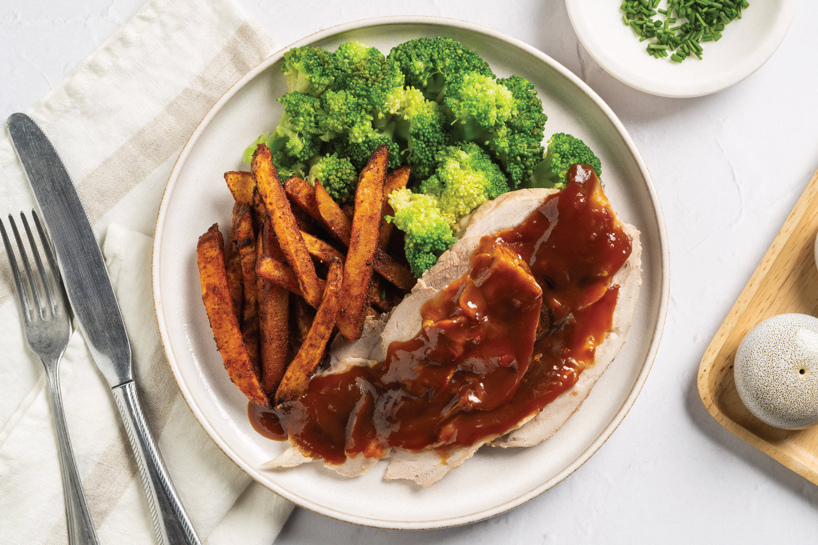 BBQ Pork & Rustic Cut Potatoes