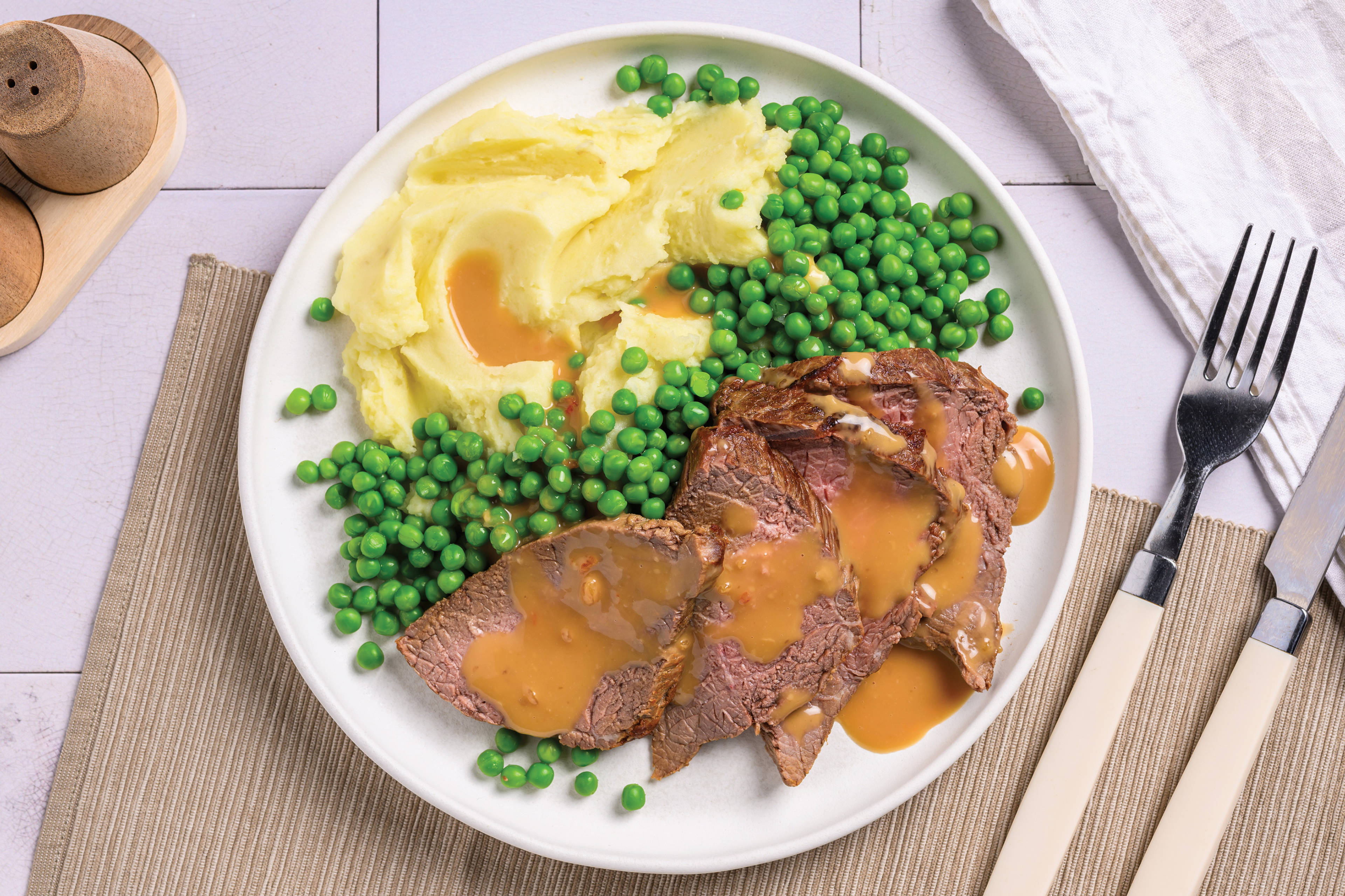 Roast Lamb & Minted Gravy