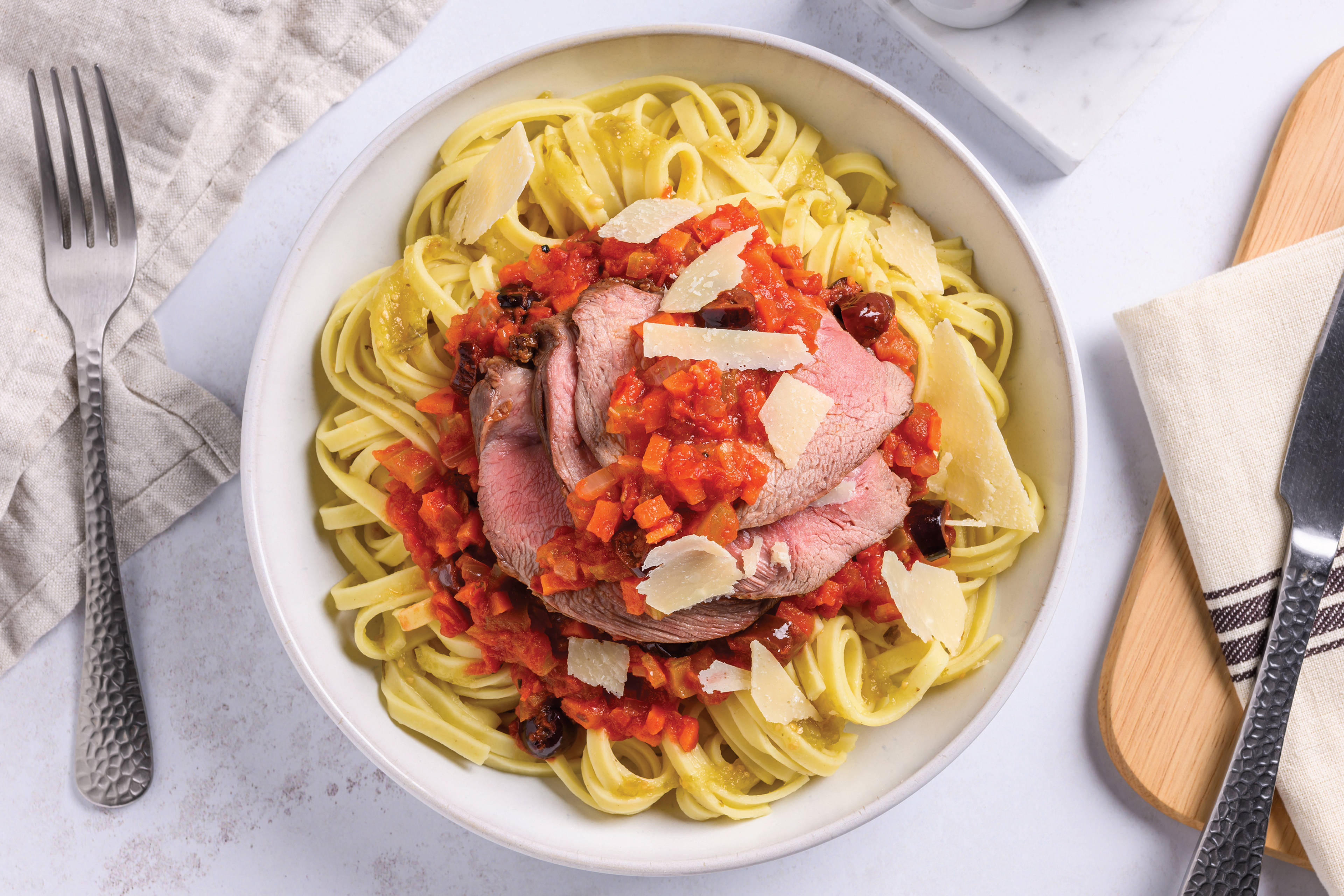 Lamb Fettuccine