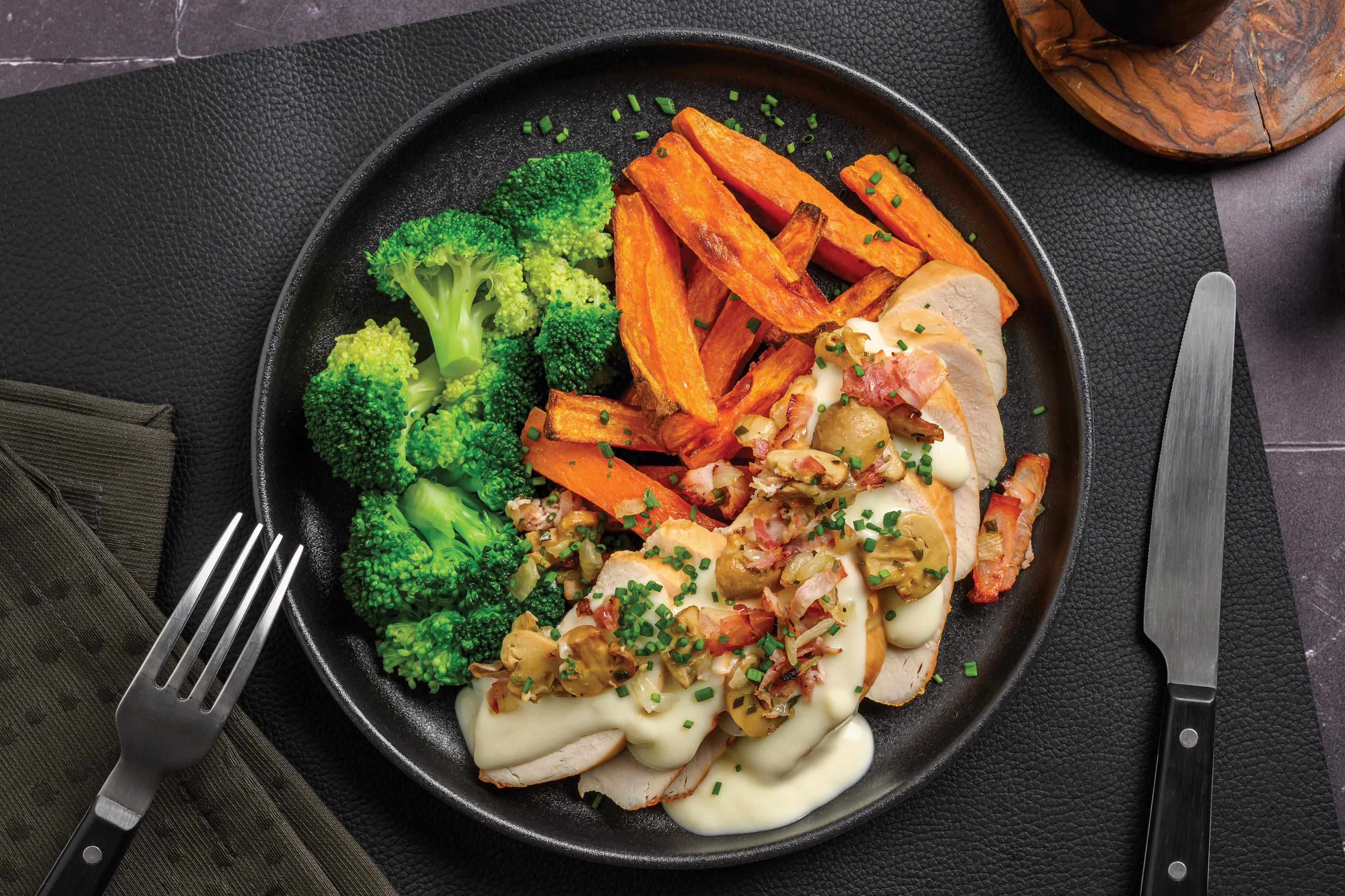 Chicken & Mushroom Boscaiola