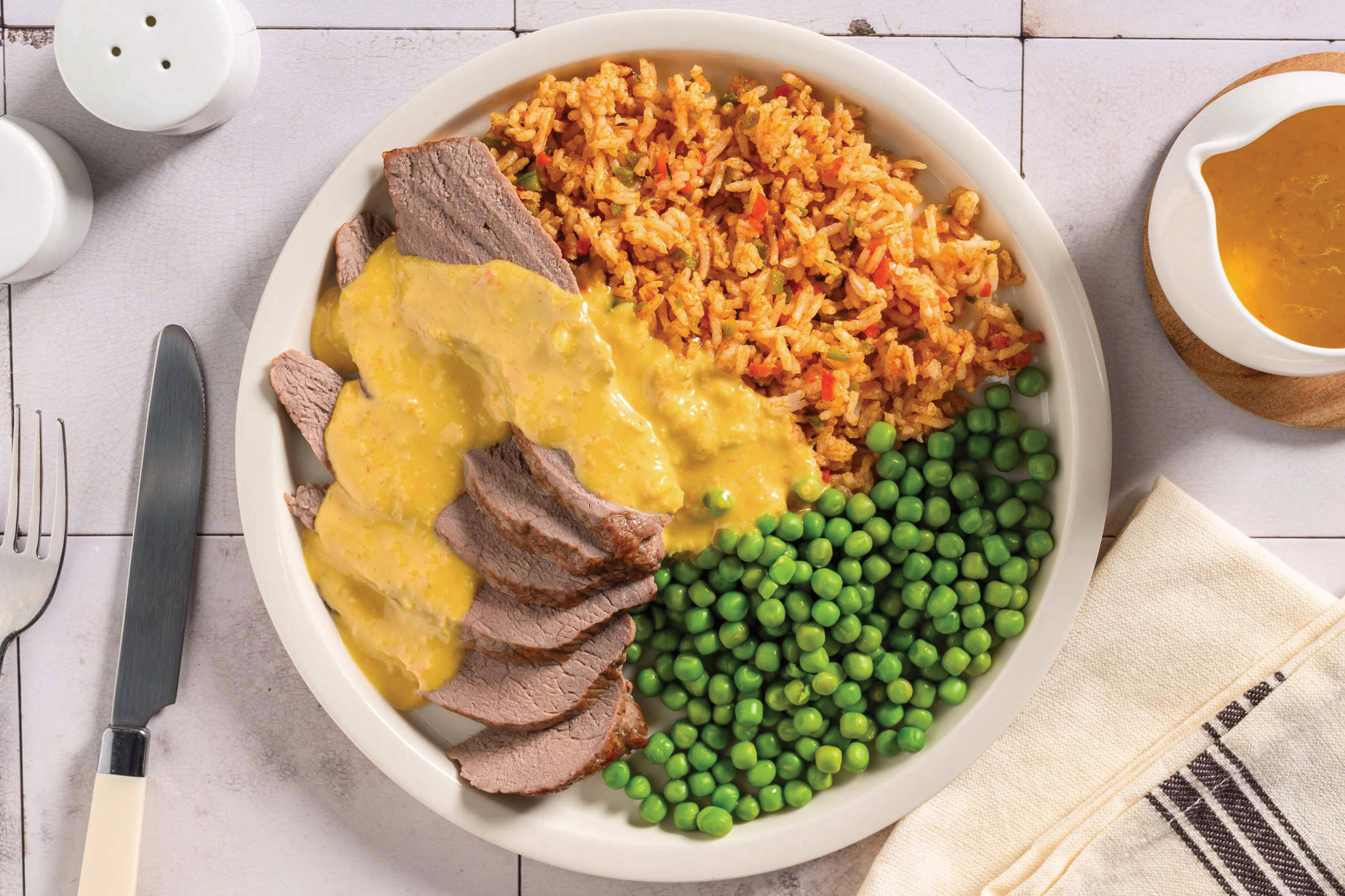 Beef in Red Curry Sauce