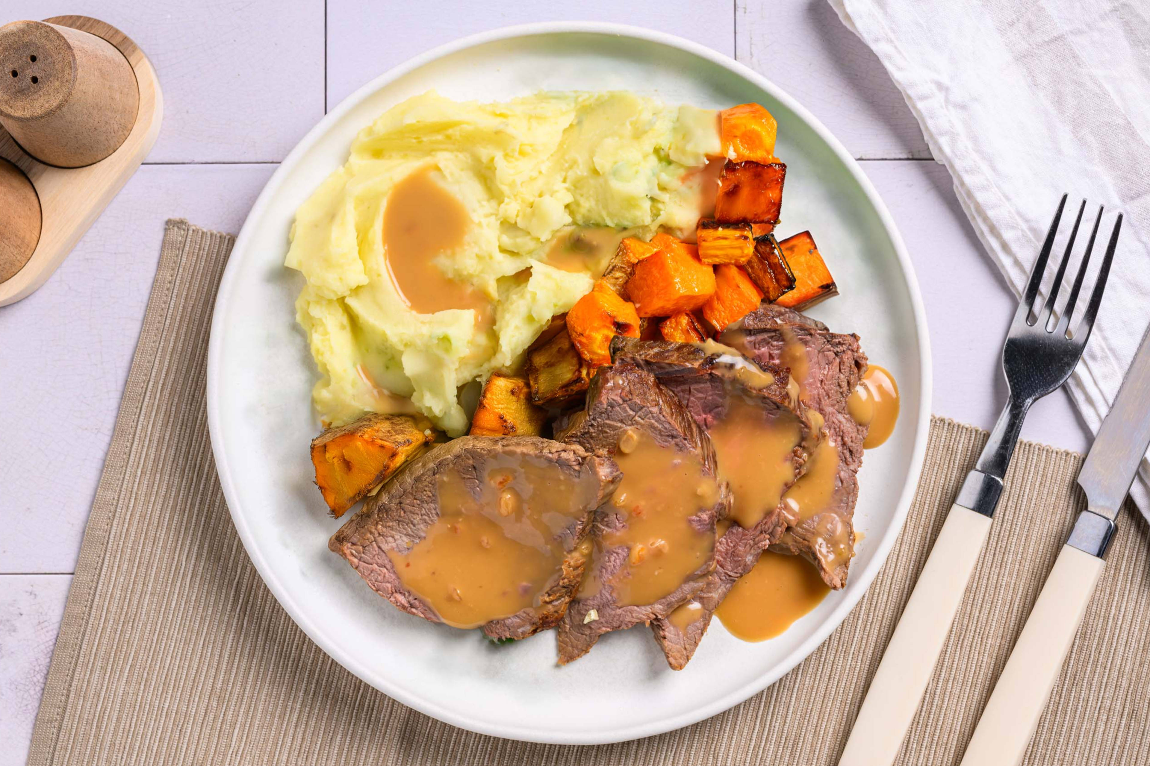 Roast Lamb & Minted Gravy