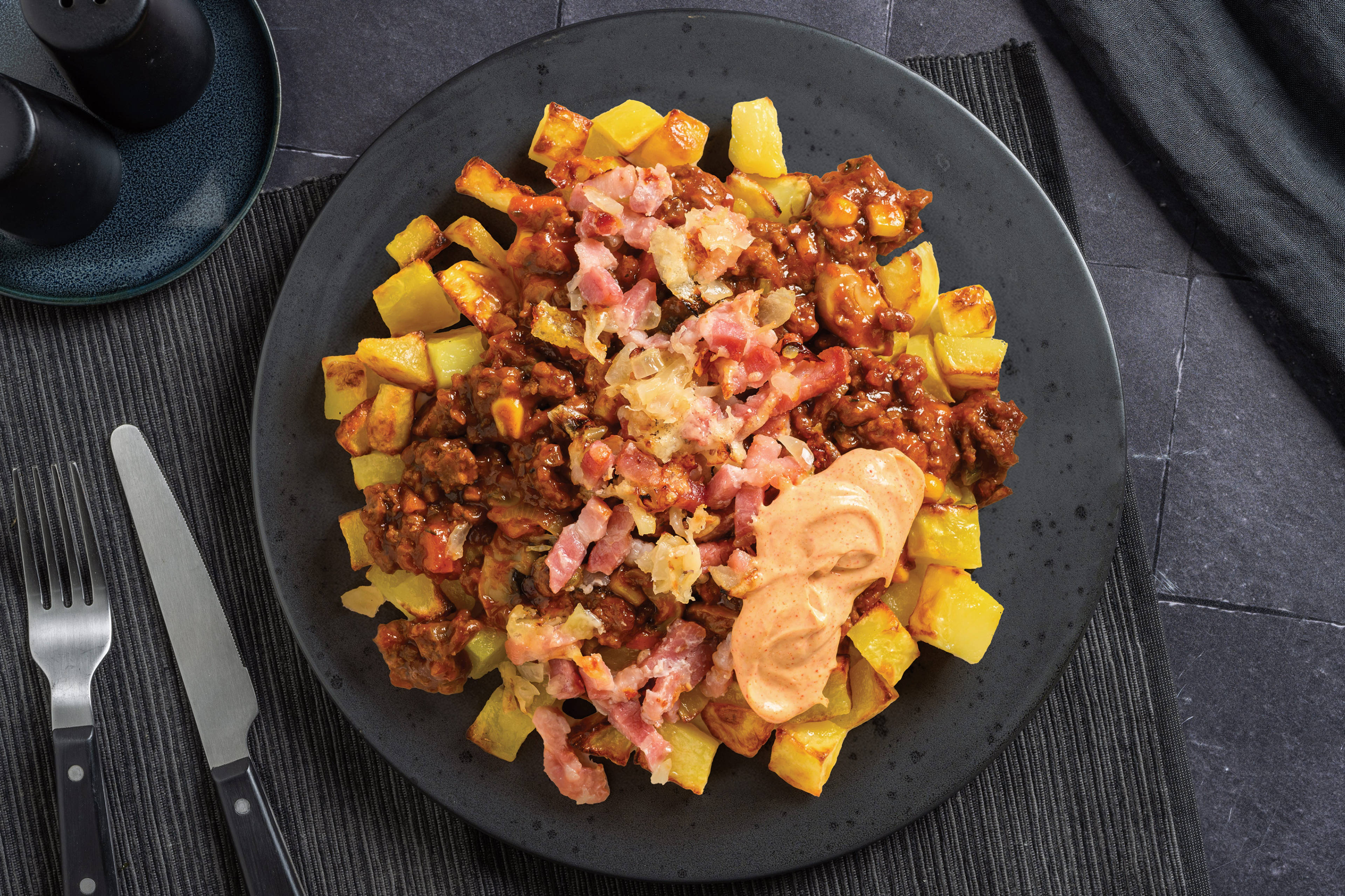 FUEL'D Bacon & Cheeseburger Bowl