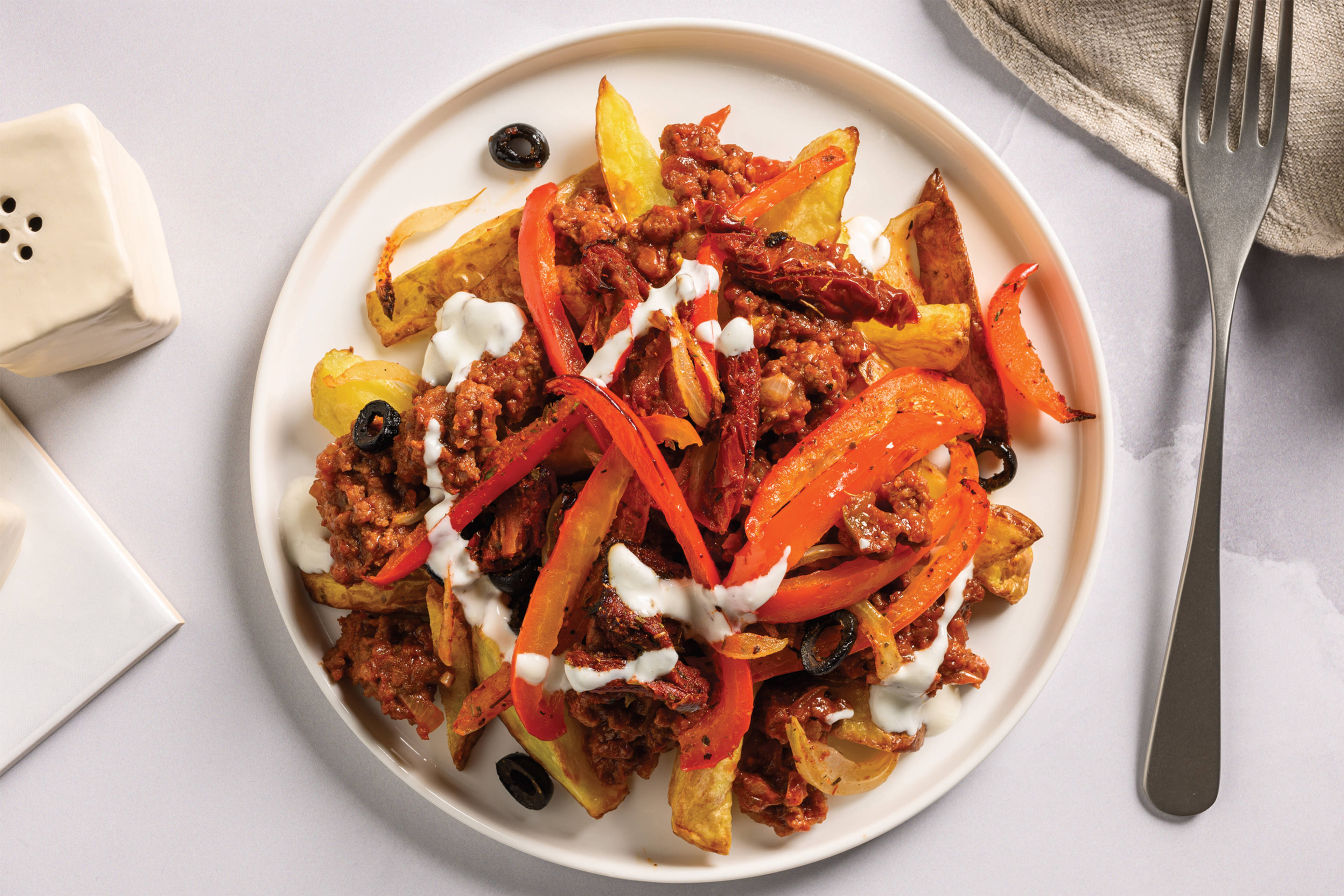 Mediterranean Mince & Veggies