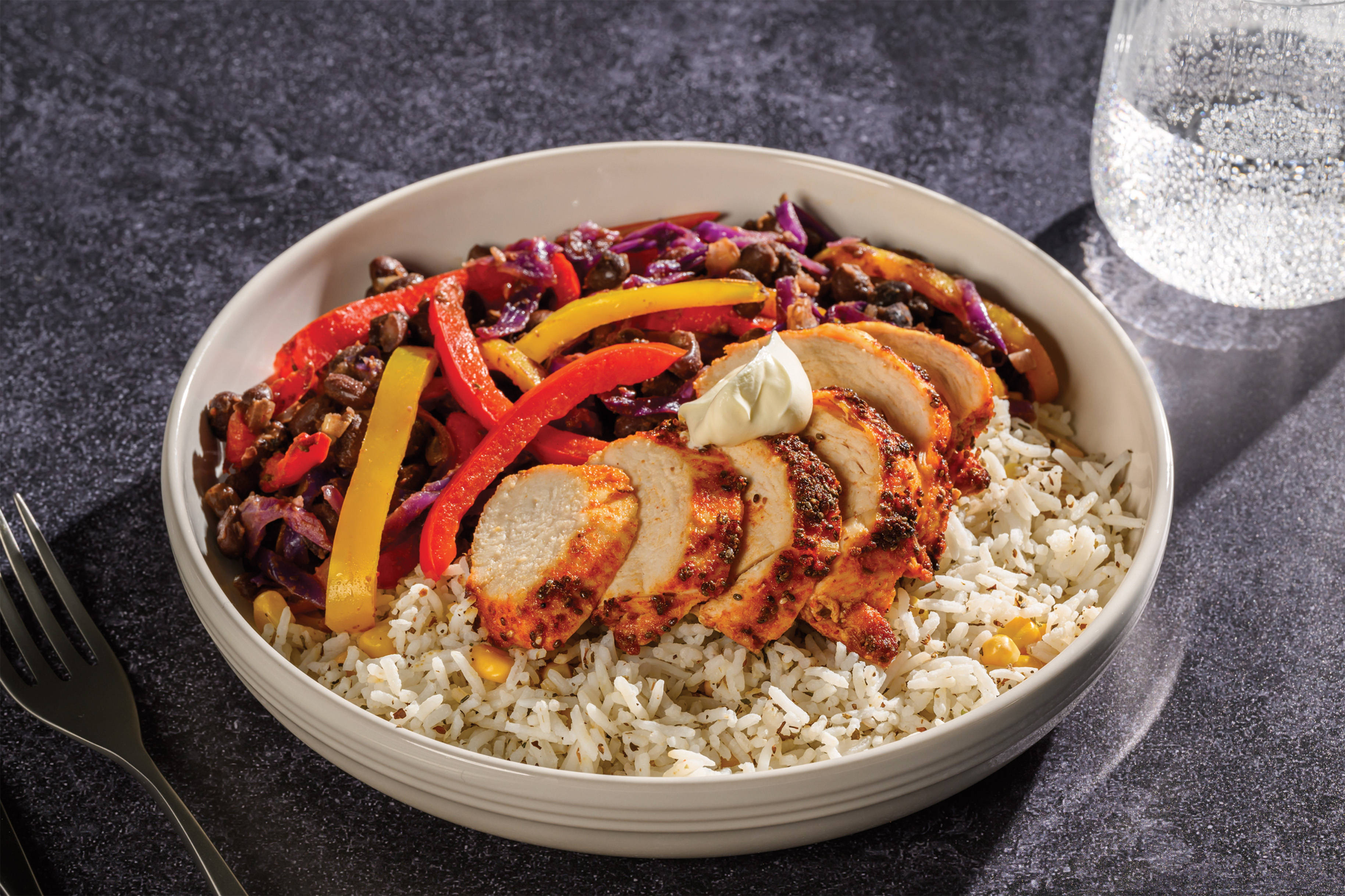 FUEL'D Mexican Chicken Burrito Bowl 