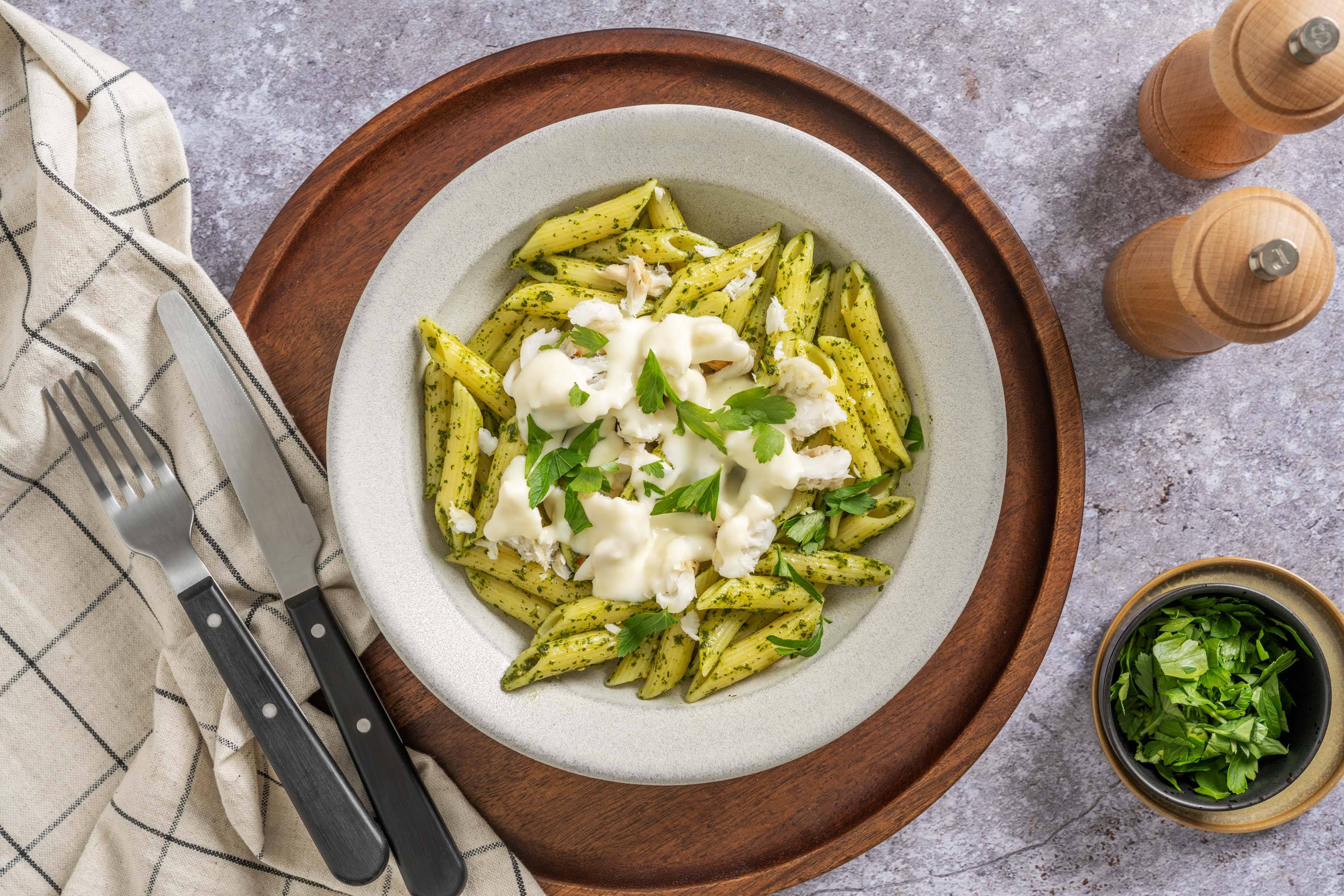 Barramundi Penne Pasta