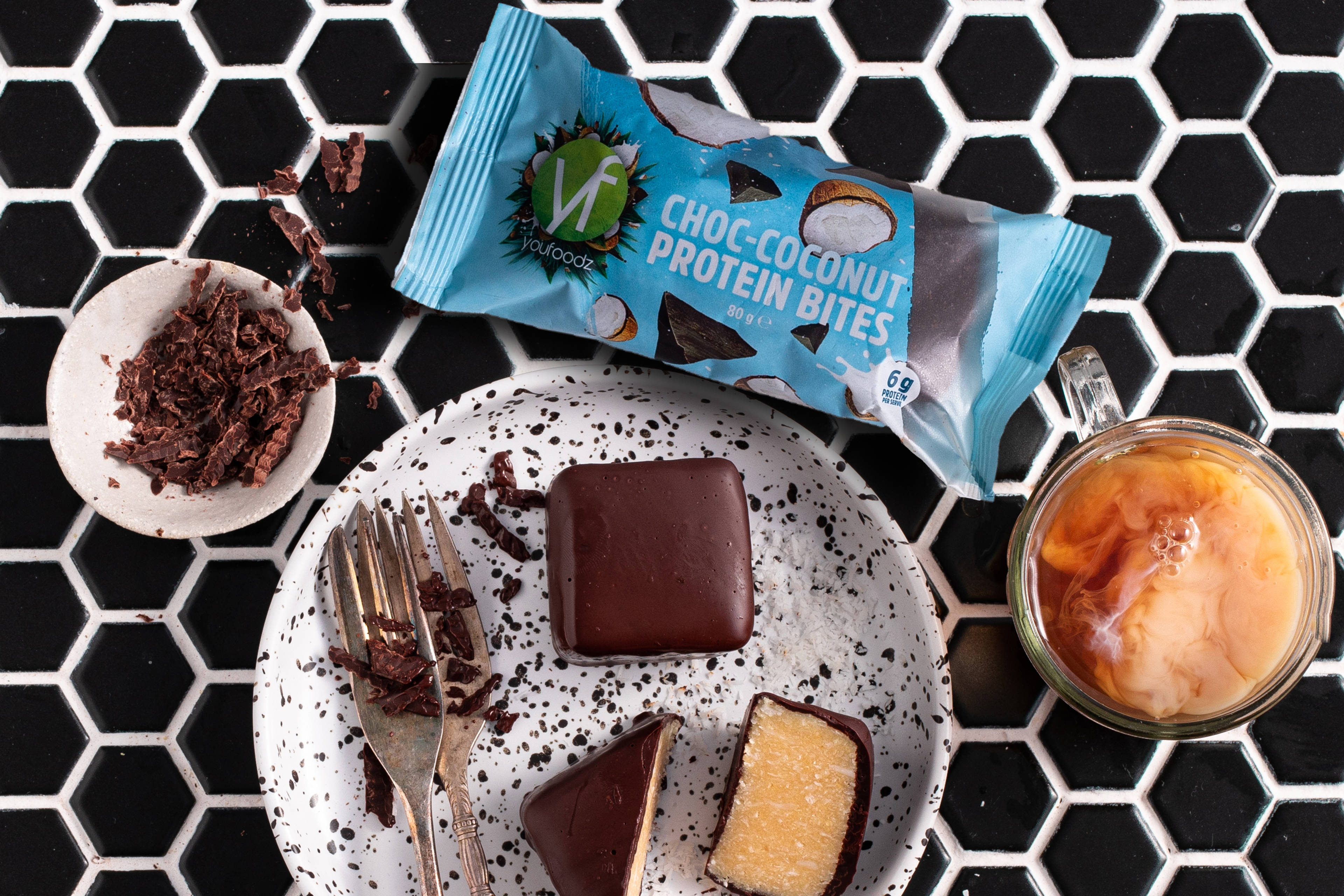 Choc-Coconut Protein Bites