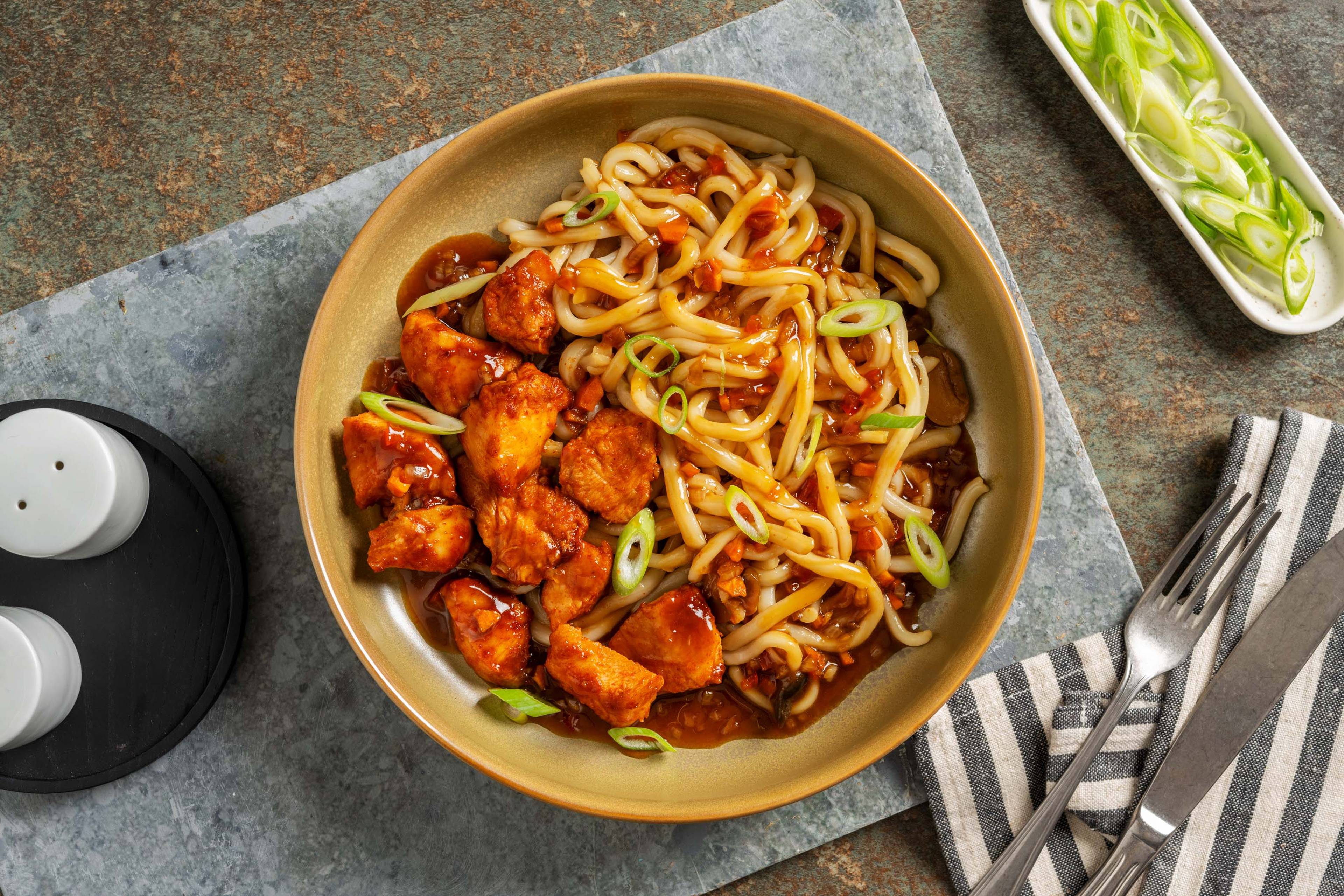 Honey Soy Chicken Noodles