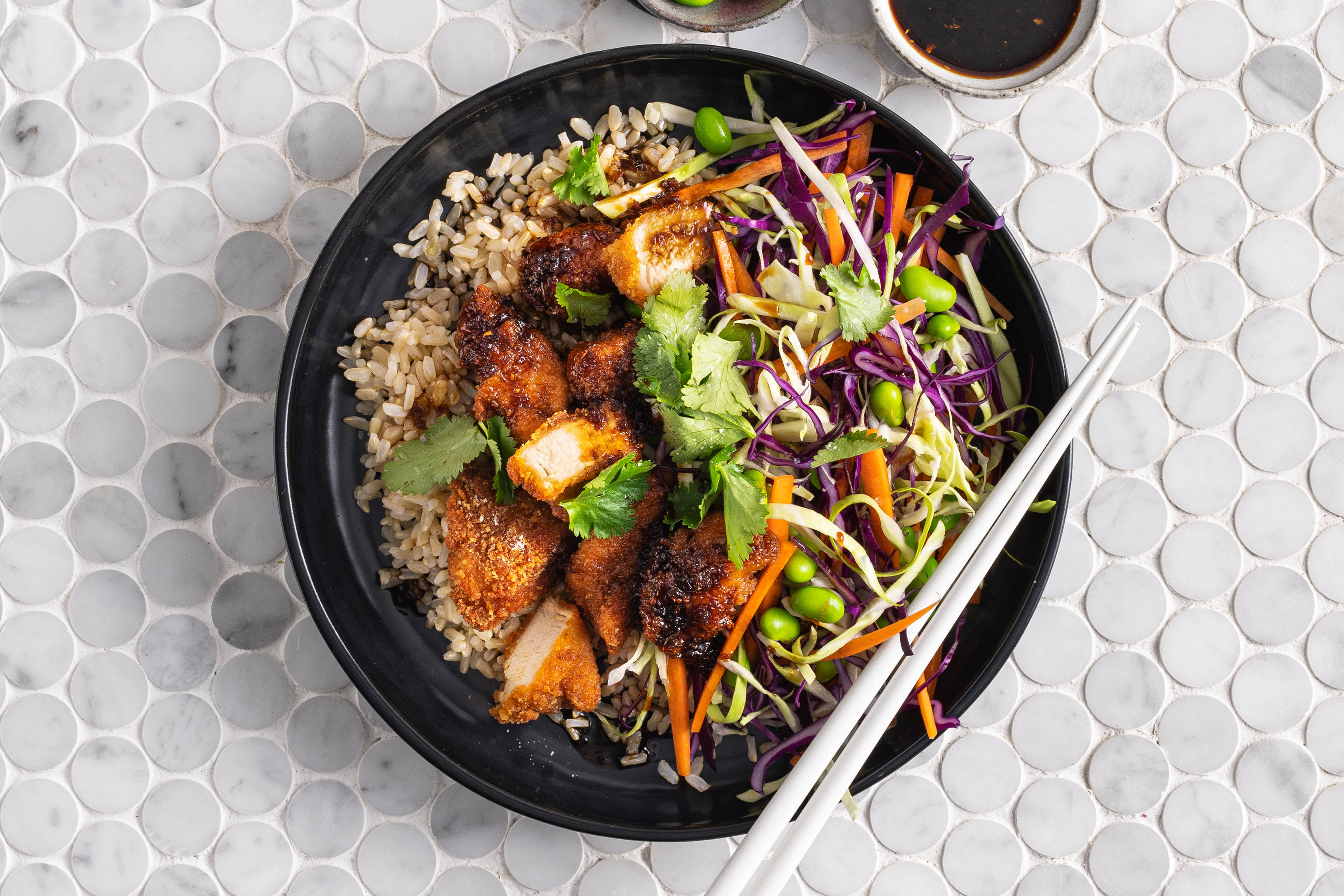 Karaage Chicken Poke Bowl