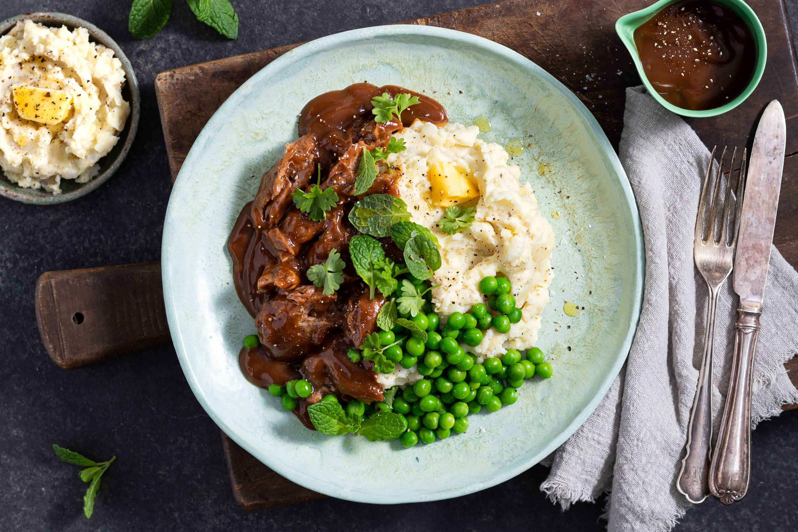 Slow-cooked Lamb Shanks